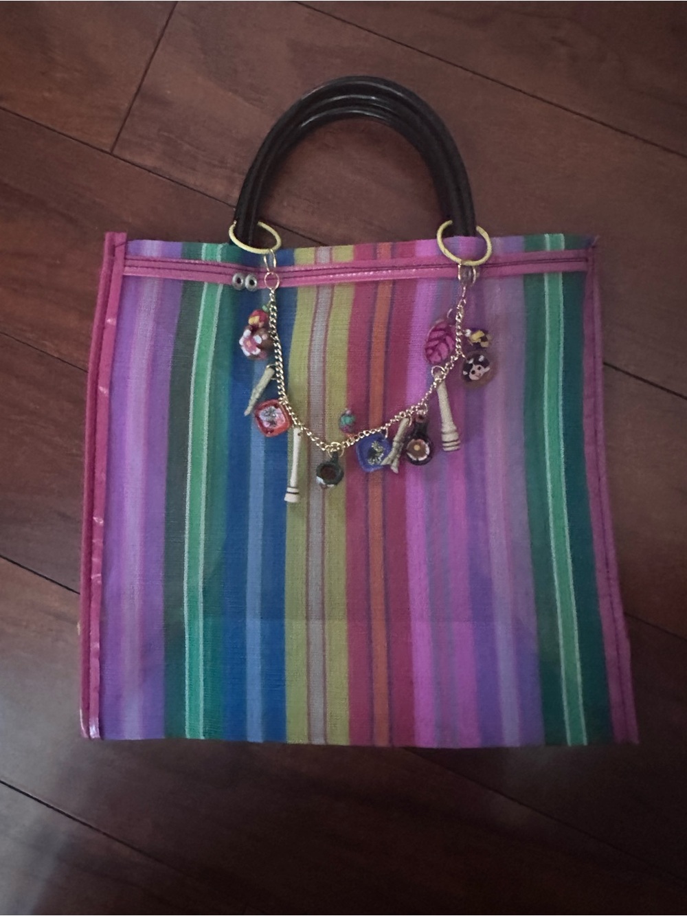 Mercado bag Tote Bag with Charms